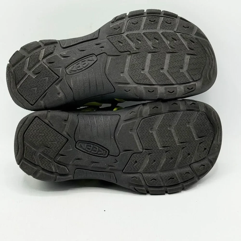KEEN Newport II Lime Green Black Hiking Sandals - Big Kid US 4 / EU 36